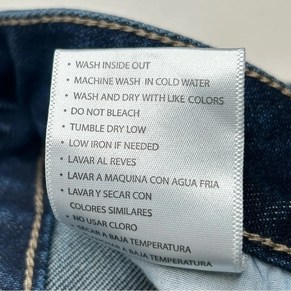 Kancan 90s Boyfriend‎ Jeans Size 14 Stretch Denim Whiskers Comfort Office 37x29